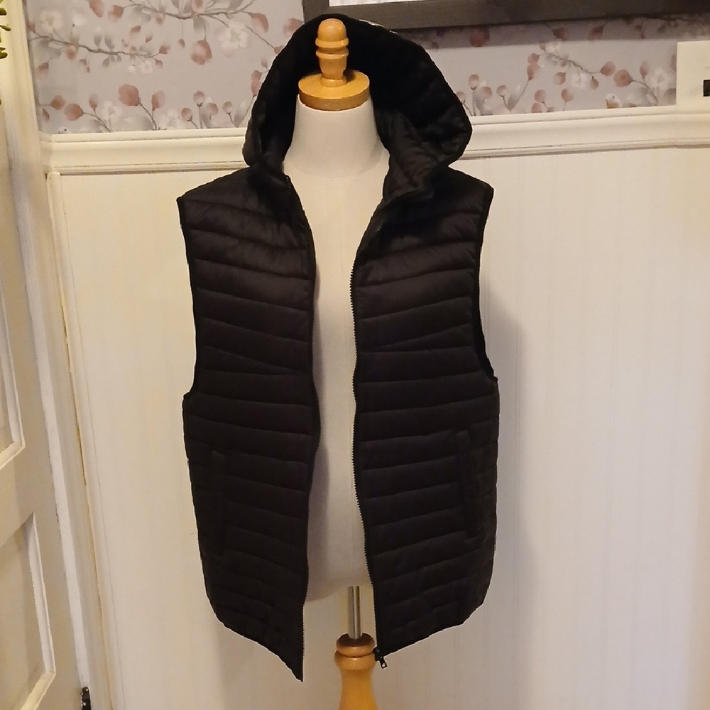 ASOS Black Quilted Vest